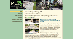 Desktop Screenshot of manorlandscape.com